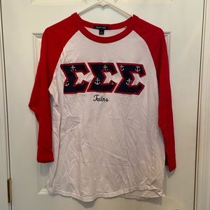 Tri Sigma twins shirt